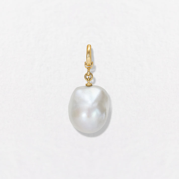 Baroque Pearl 18K Gold Pendant
