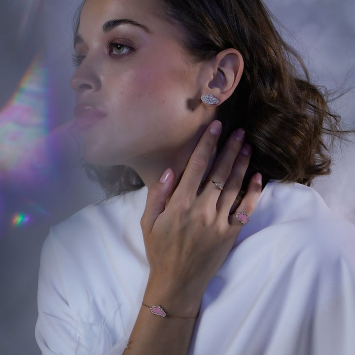 Allusia Love 18K Rosegold Earrings w. Diamonds