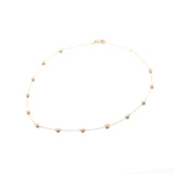Cessi Multi 18K Gold Necklace w. Topazes