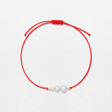 Pearl Cord 18K Gold Bracelet