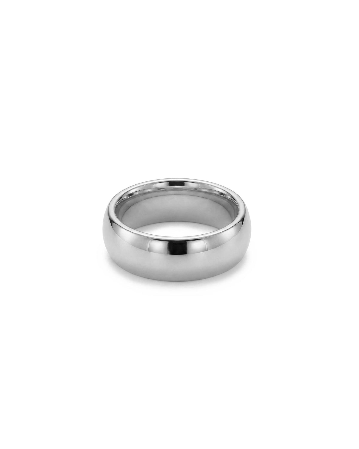 Court 14K or 18K Gold or Whitegold 7mm Band Ring