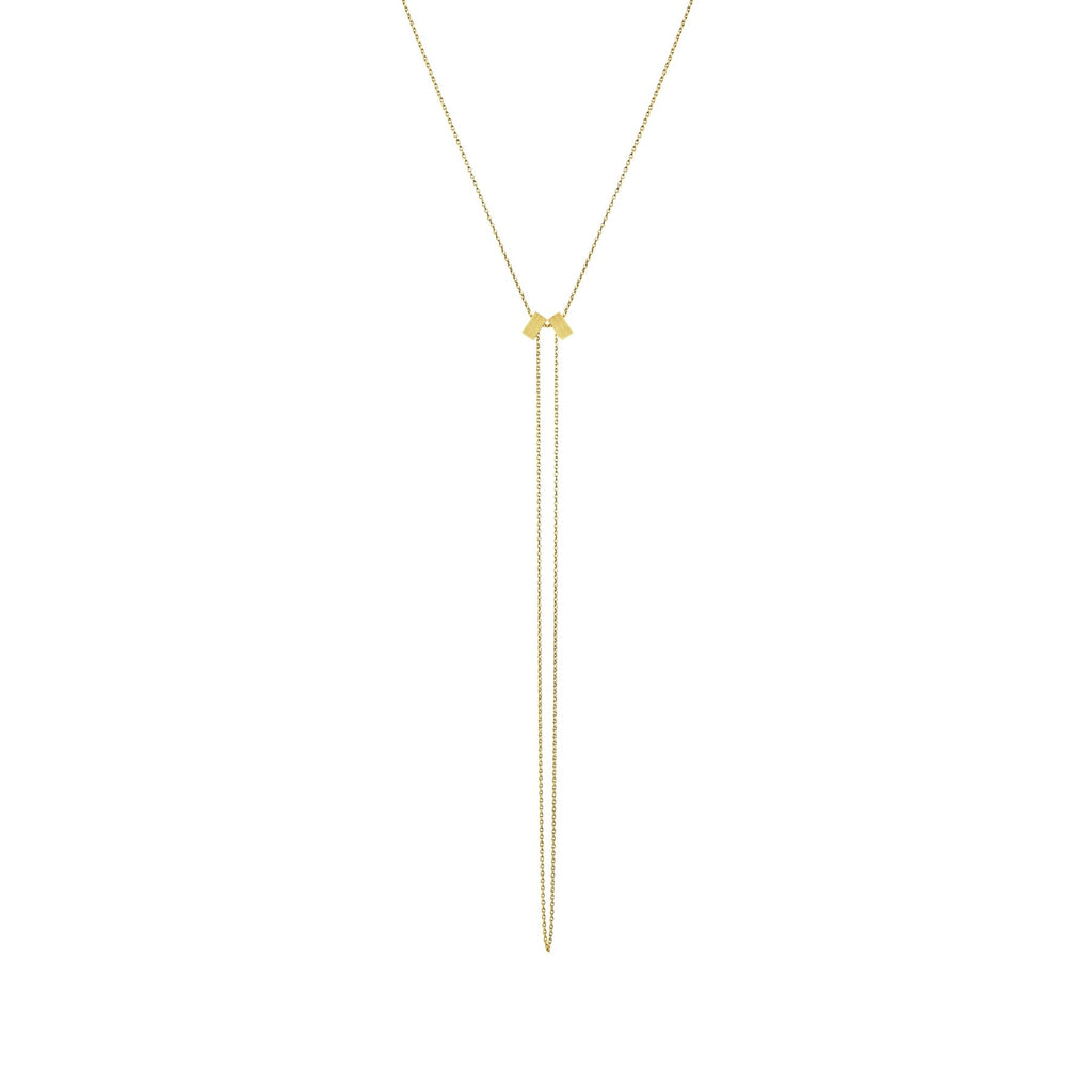 Cube 18K Gold Necklace