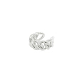 Curb Earcuff Silber