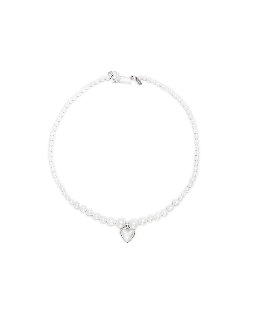 Desire Silver Necklace w. Pearl