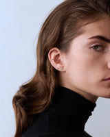 Arrow Pavé 14k Whitegold Studs w. Diamonds