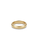 Domed 14K eller 18K Guld eller Hvidguld 5mm Ring