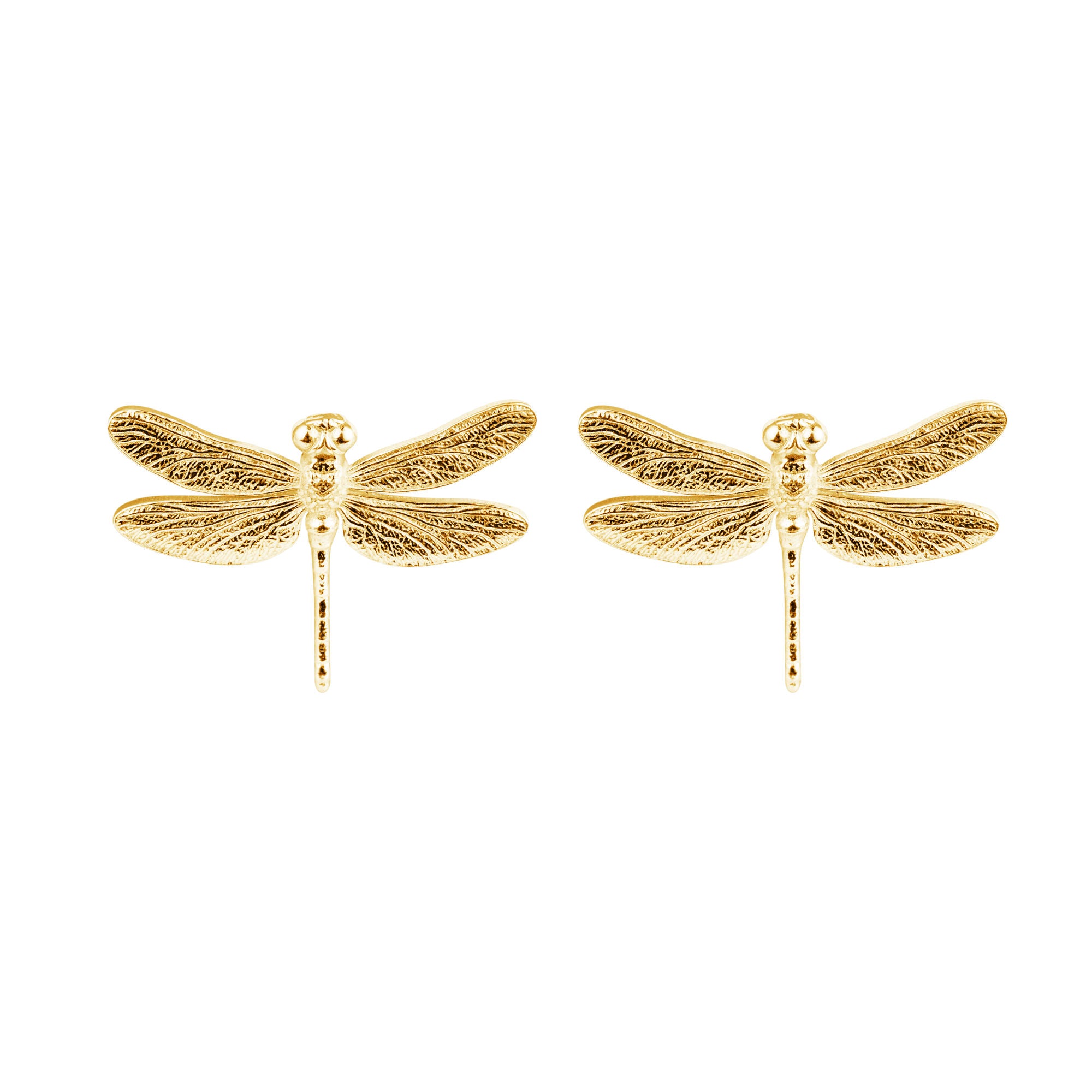Dragonfly Gold Plated Earring