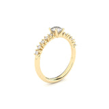 DUO+ 18K Gold Ring w. Lab-Grown Diamonds