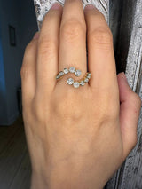 Karma 14k Guld Ring m. Diamanter