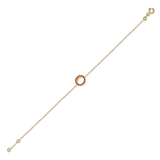Claire 18K Gold Bracelet w. Rubies