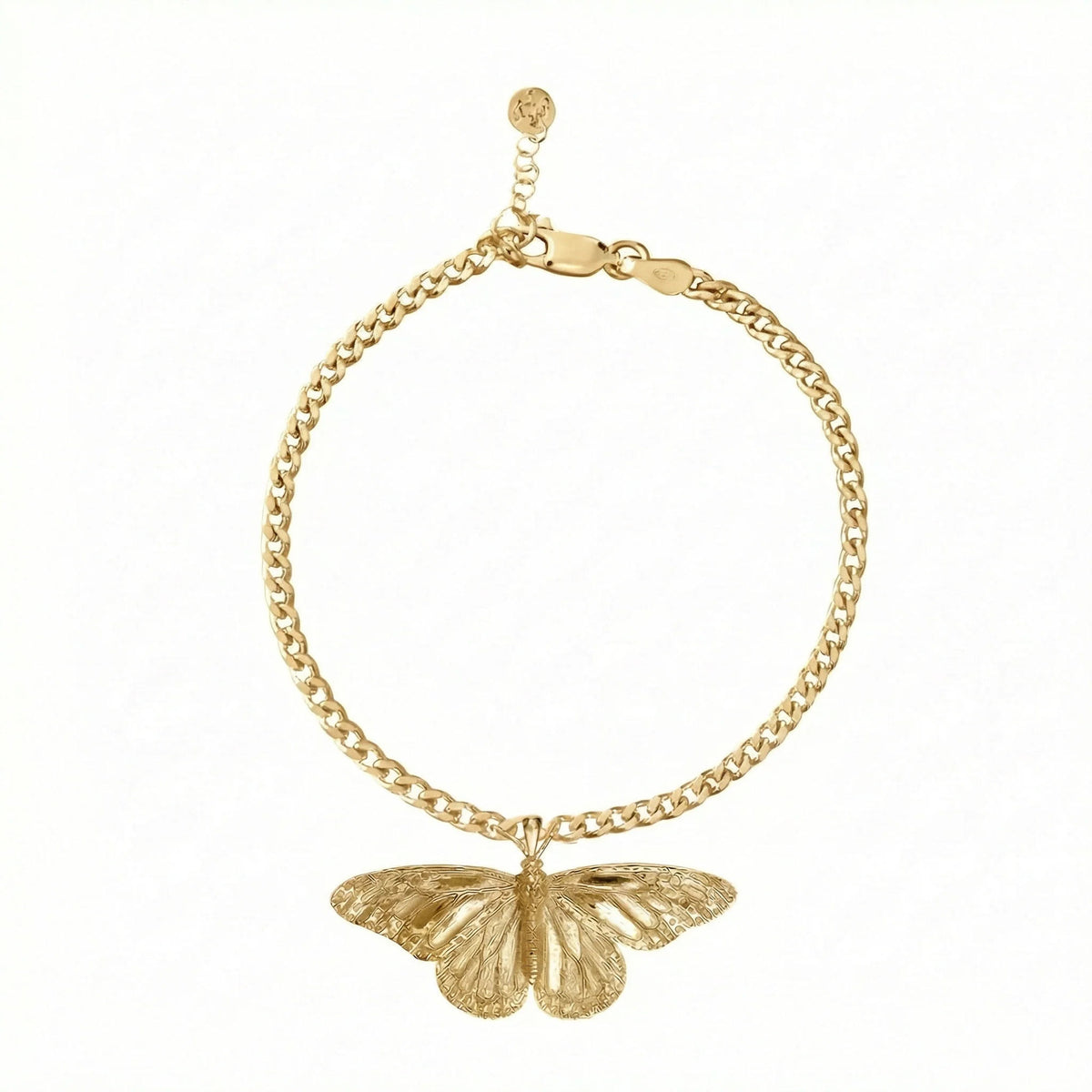 Silver Monarch Necklace