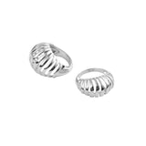 Mini gerippter Leere Silberring