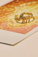 LEO 18K GOLD RING W. Diamanten