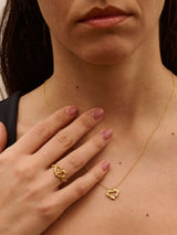 Unlove 18K Guld Ring m. Diamanter