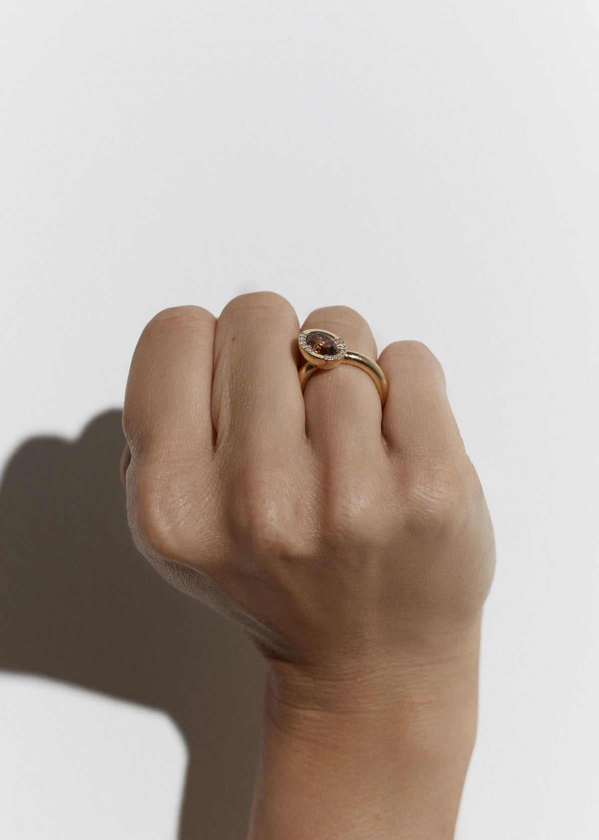 Bloom 2 18K Or 14K Gold, Whitegold or Rosegold Ring w. Tourmaline & Diamonds