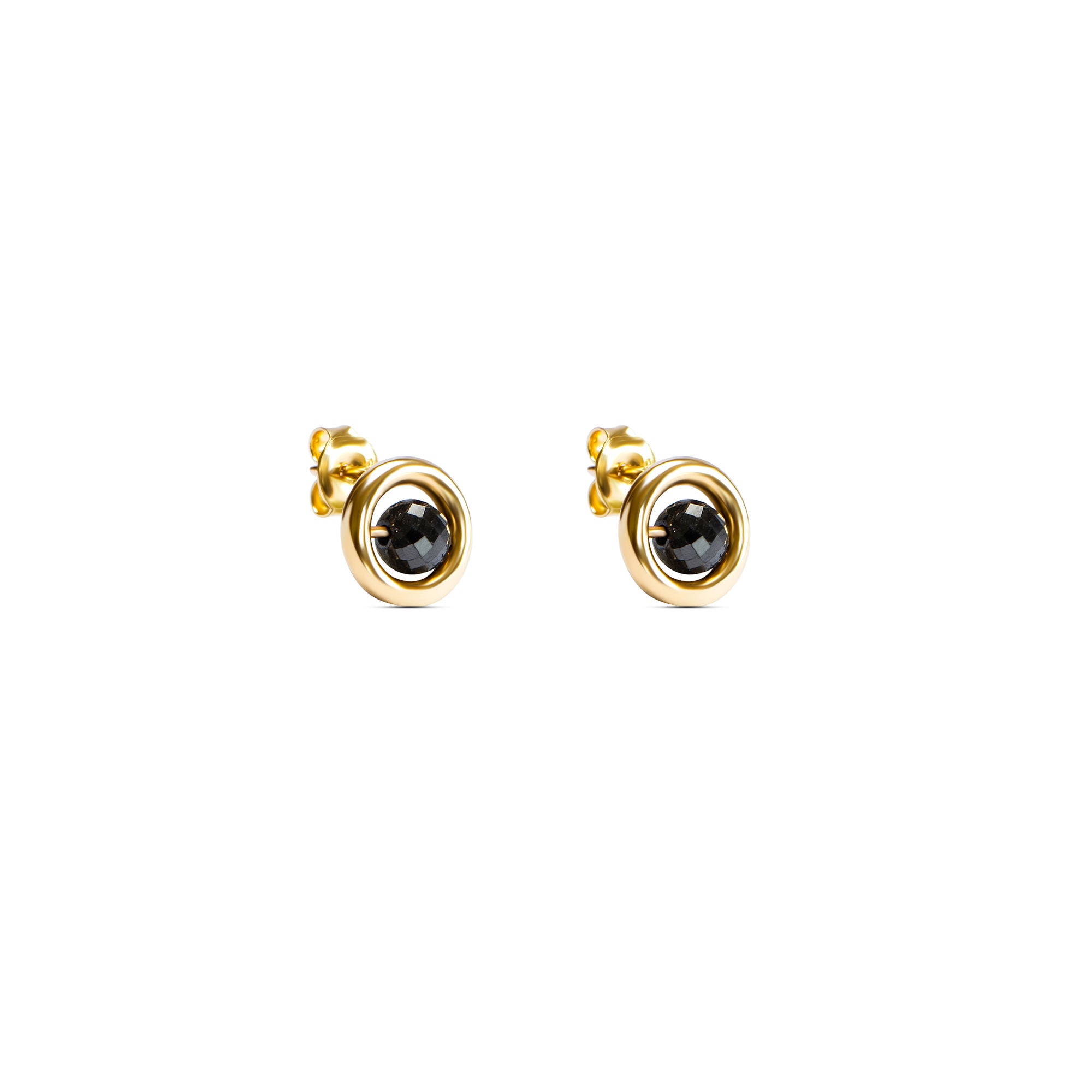 Universe 8 Golden 14K Gold, Whitegold or Rosegold Studs w. Diamonds