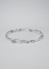 Lactuca II Silver Bangle