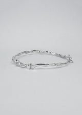 Lactuca II Silver Bangle