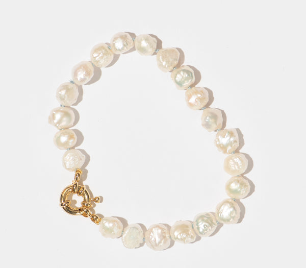 Les Meres | Gold Plated Bracelet w. Pearls - Exclusive for The Jewellery Room