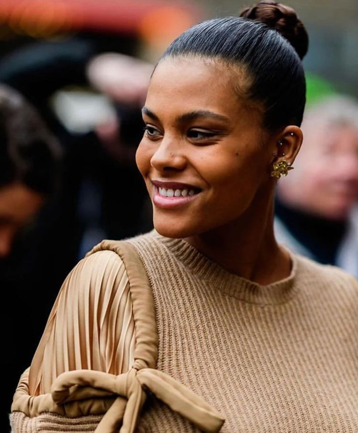 Lilac Flower Forgyldt Øreringe