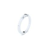 Becoming Mama Plain 14K Whitegold Ring