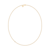 Fina Forgyldt Halskæde m. Zirkon