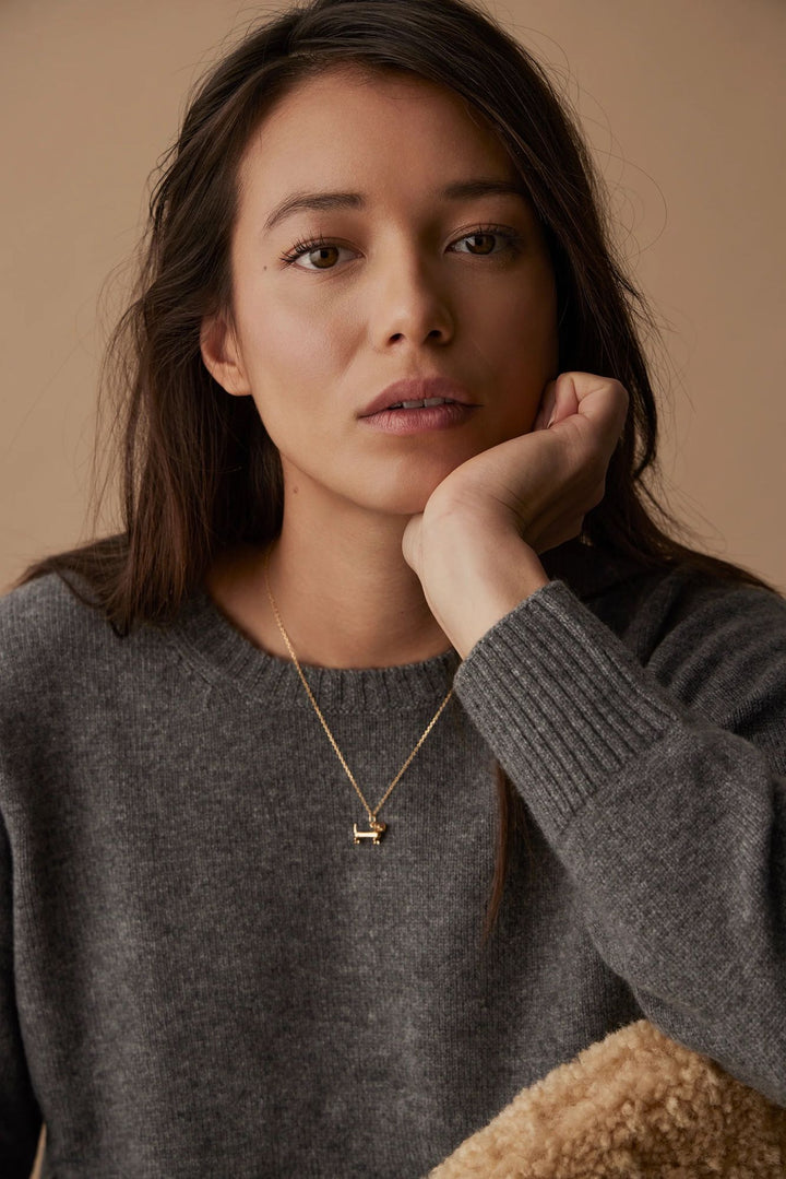 Dachshund 18K Gold Plated Necklace