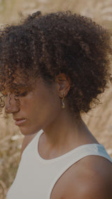 Ora Hanger 14K Gold Earring