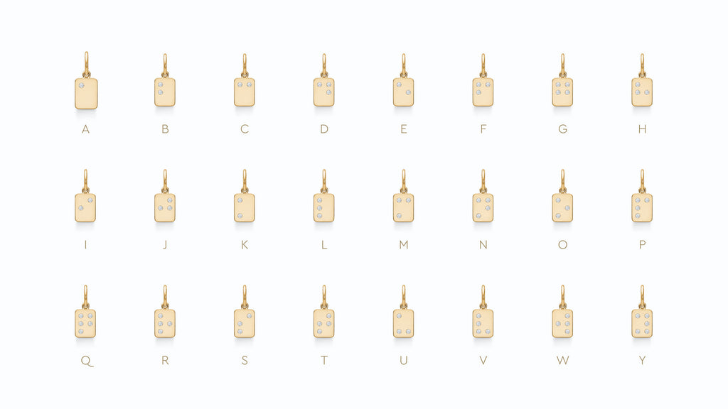 My Secret W 18K Gold Pendant w. Diamonds