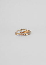 Palea Pavé-Goldring 14K I Diamant