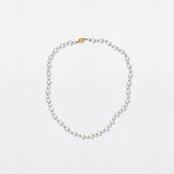 Short Pebble Pearl 18K Gold Necklace