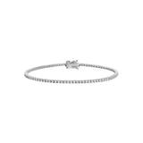 Perfect Serve 18K White Gold Tennis Bracelet w. Diamonds