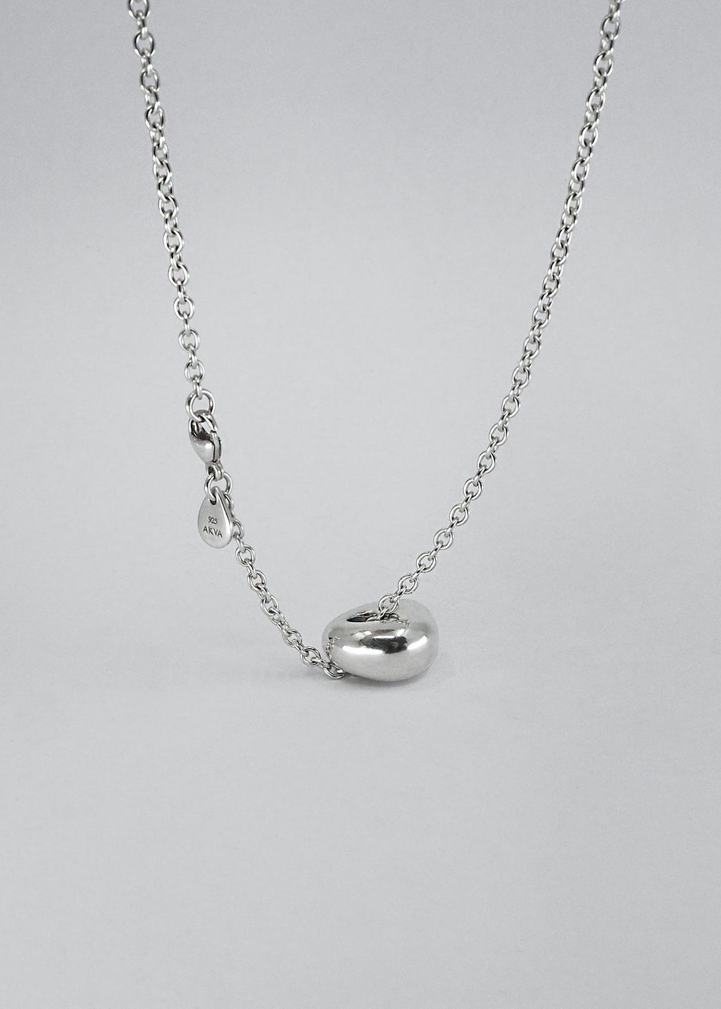Puka Drop Silver Necklace