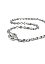 Puka Belcher Silver Necklace