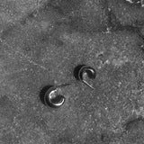 Puka II Silver Hoops