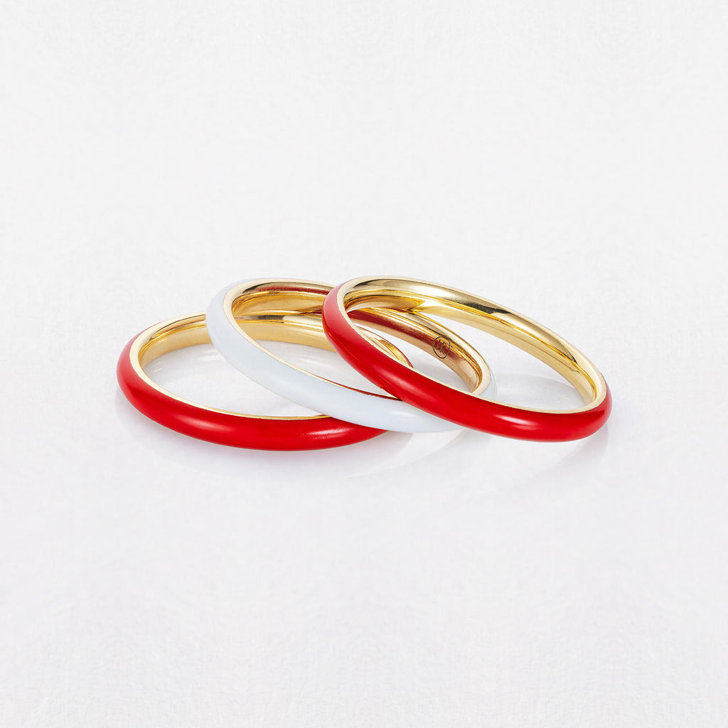 Red Energy 18K Gold Ring