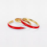 Red Energy 18K Gold Ring