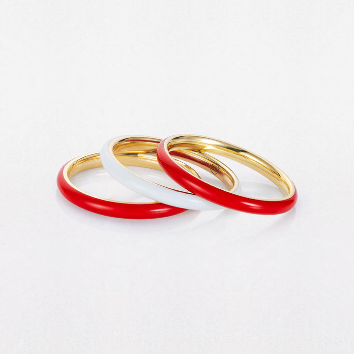 Red Energy 18K Gold Ring