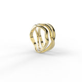 Bare Souls Tre Shank 18K Guld Ring