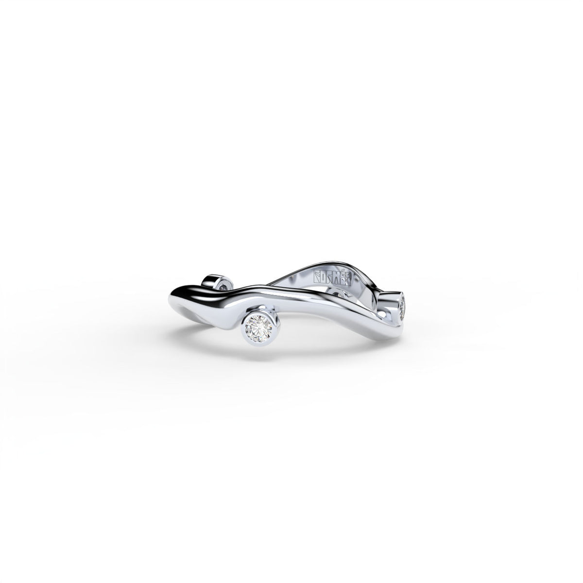 Bare Souls Sole Shank 14K Guld Ring m. 0,16 ct Diamanter