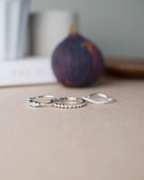 Elise 18K Gold, Whitegold or Rosegold Ring w. Diamonds