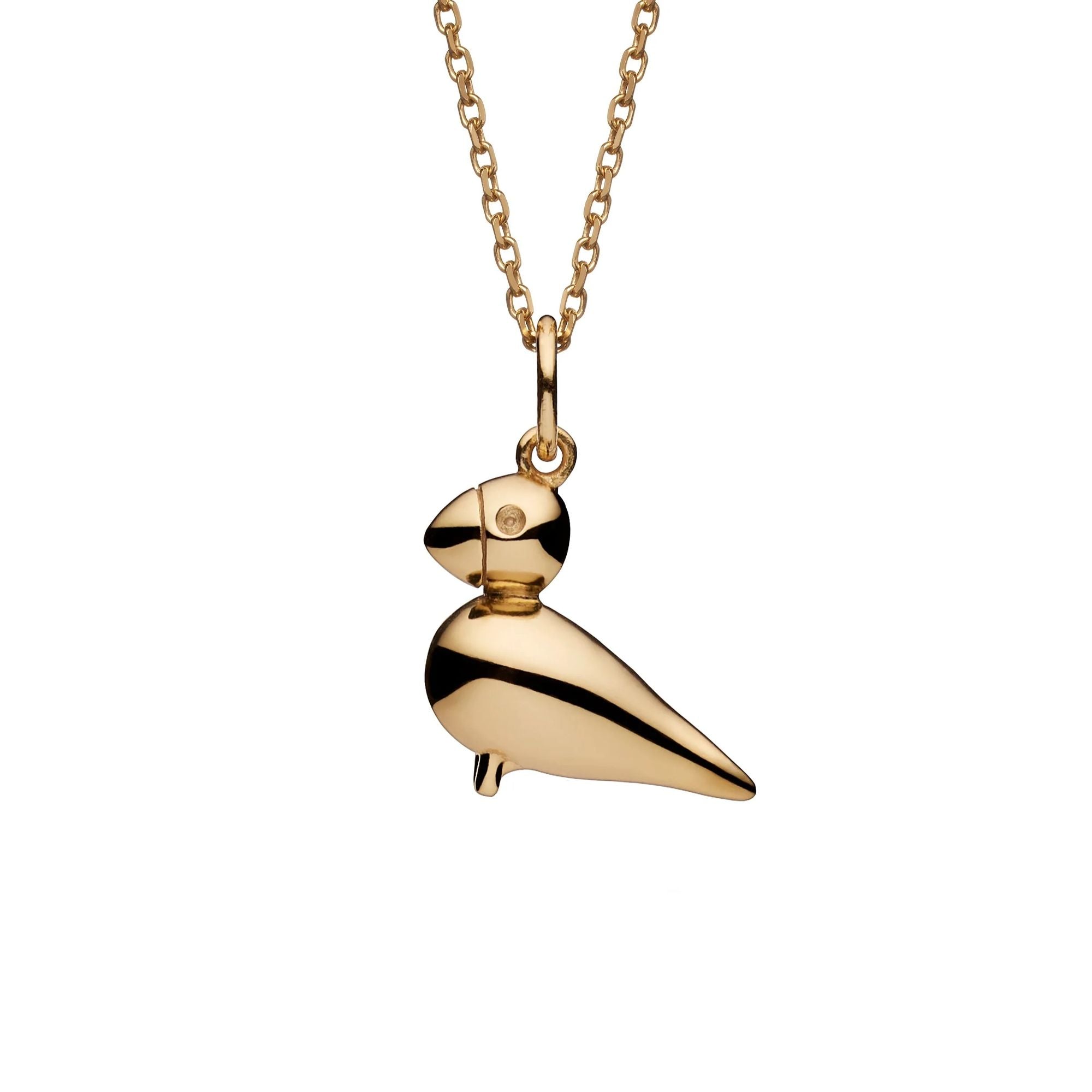 Songbird 18K Gold Plated Silver Necklace