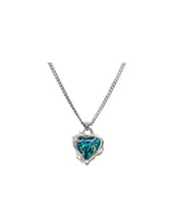 Secret Garden Silver Necklace w. Synthetic Opal