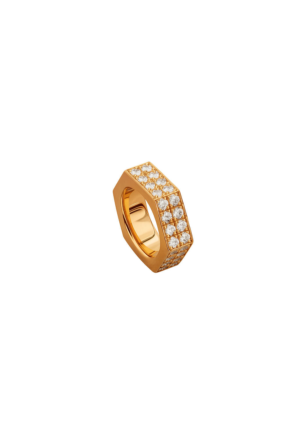 Bolt 14K Gold Charm w. Diamonds