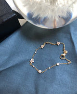 Shooting Stars 18K Gold Bracelet w. Diamonds