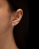 Spider Silver Stud w. Lab-Grown Diamond