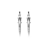 Alligator Mini Silver Studs