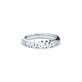 Becoming Luxury Eternity Mama 14K White Gold Ring w. Lab-Grown Diamonds