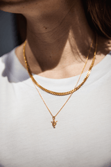 IX Angel Gold Plated Pendant