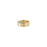 Annie 14K Guld Ring m. Grøn Smaragd